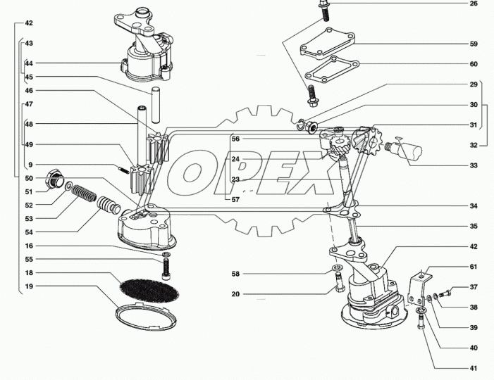 514.1011223 Прокладка крышки привода масляного насоса УАЗ (дв.ЗМЗ-514) ВАТИ